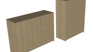 bank of lockers