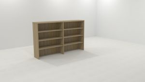 bookcase hutch full divider 1075h x 1800w
