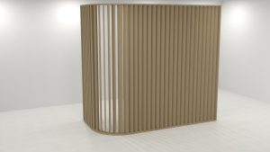 slat wall. j shaped lhs