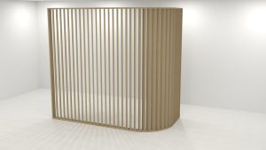 slat wall. j shaped rhs
