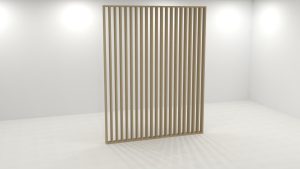 slat wall. straight