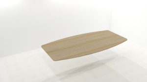 boat shaped top